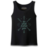 Boho Text and Arrows Siyah Erkek Atlet