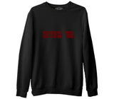 Bold Pilot Siyah Erkek Kalın Sweatshirt