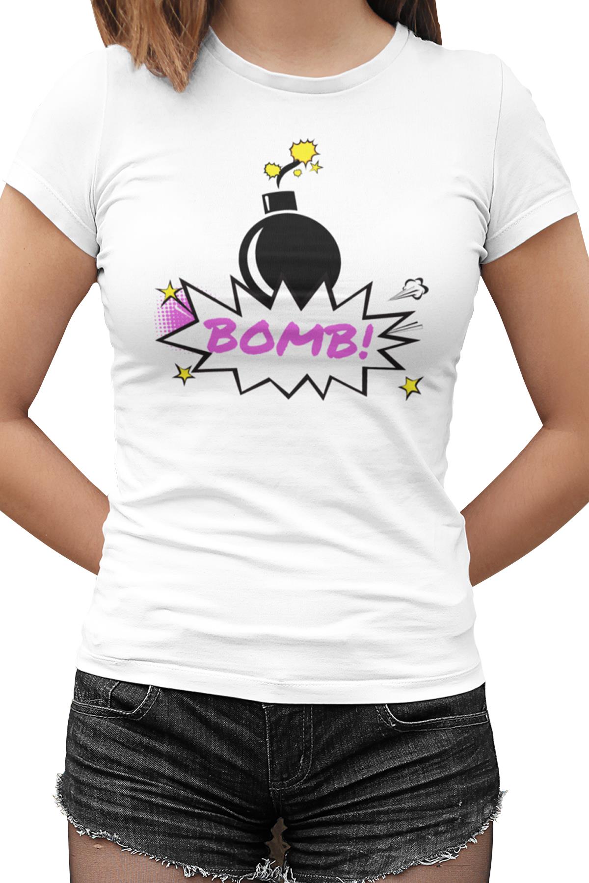 Bomb White Women's Tshirt