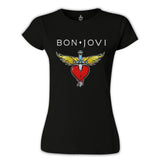 Bon Jovi Black Women's Tshirt