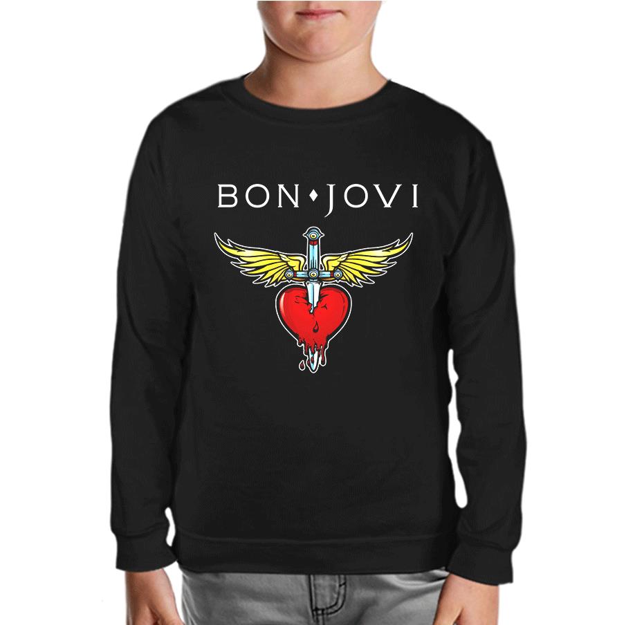 Bon Jovi Black Kids Sweatshirt