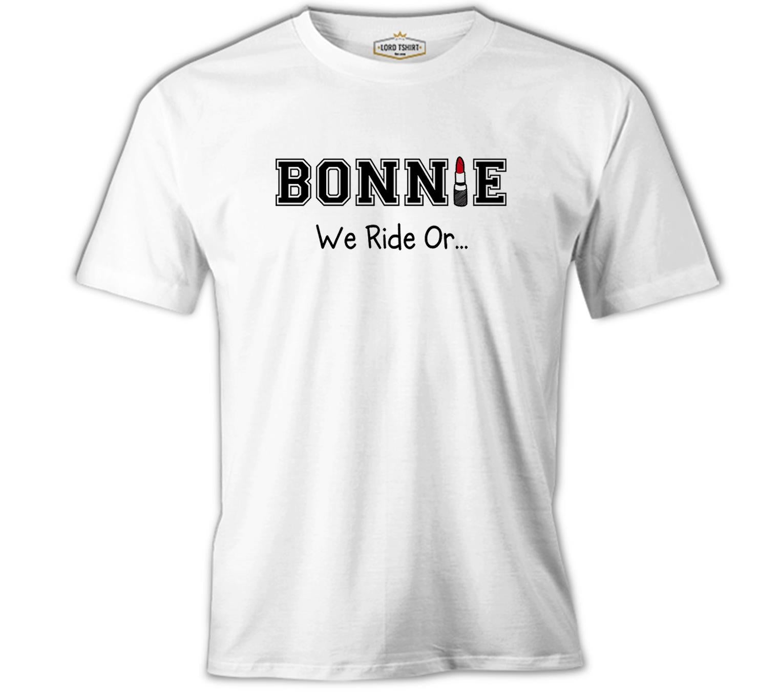 Bonnie and Clyde - Bonnie Beyaz Erkek Tshirt