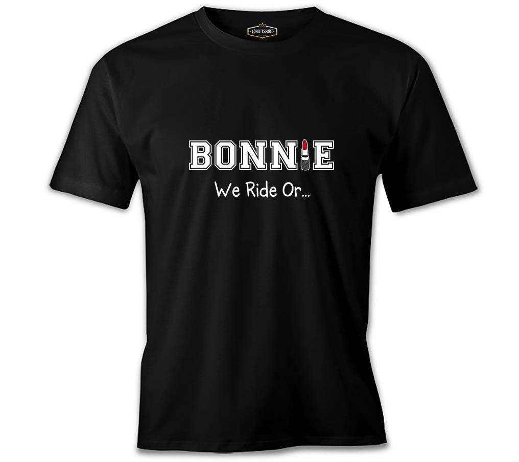 Bonnie and Clyde - Bonnie Siyah Erkek Tshirt
