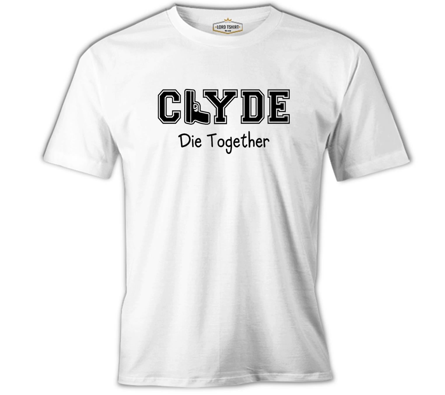 Bonnie and Clyde - Clyde Beyaz Erkek Tshirt