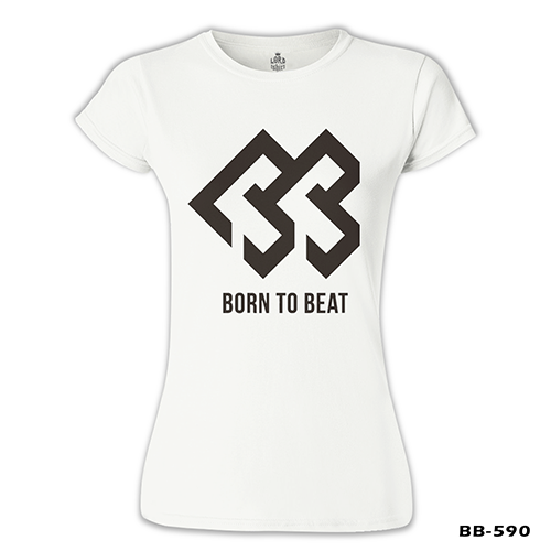 Born to Beat - Logo White Women's Tshirt