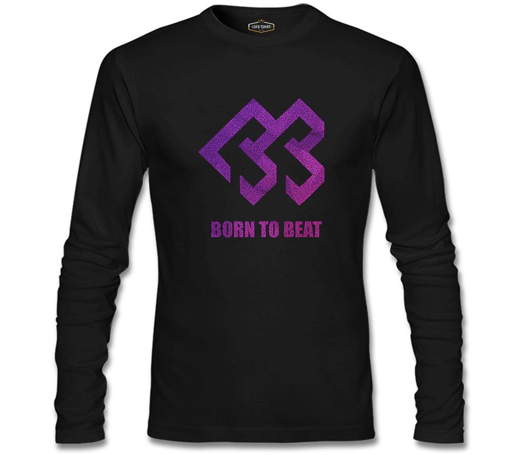 Born to Beat - Logo Grain Black Men's Sweatshirt