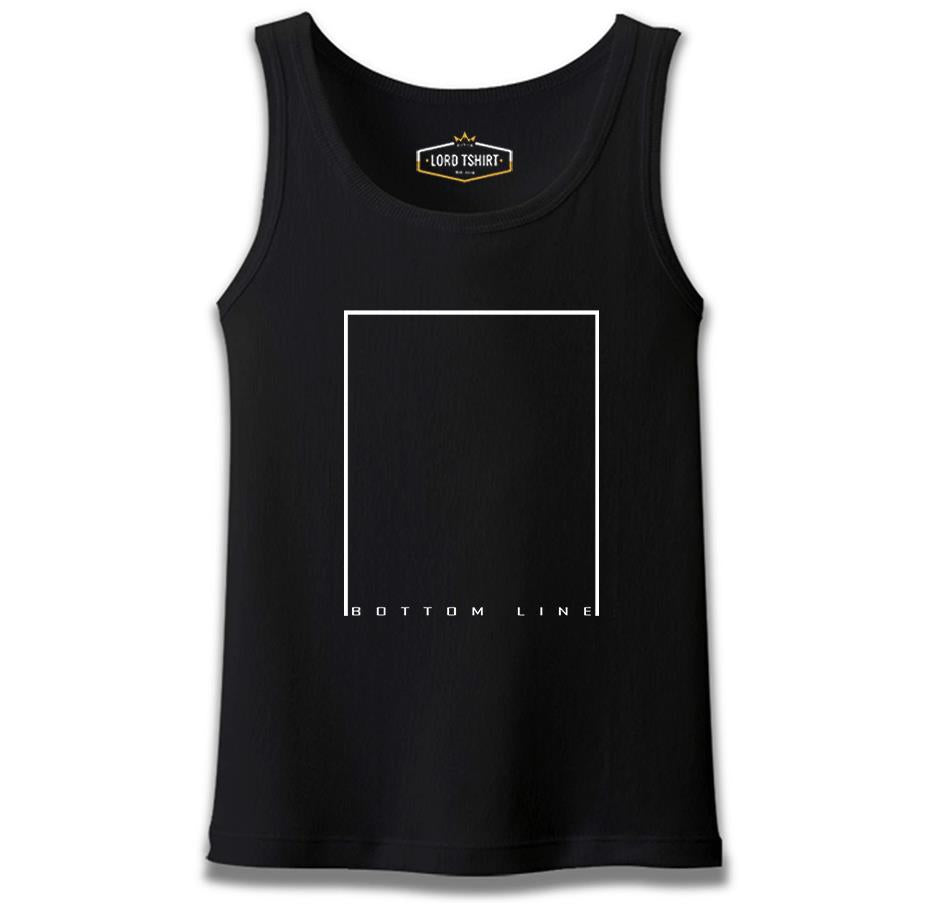 Bottom Line Black Men's Undershirt