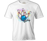 Bowling - Shot White Men's Tshirt 
