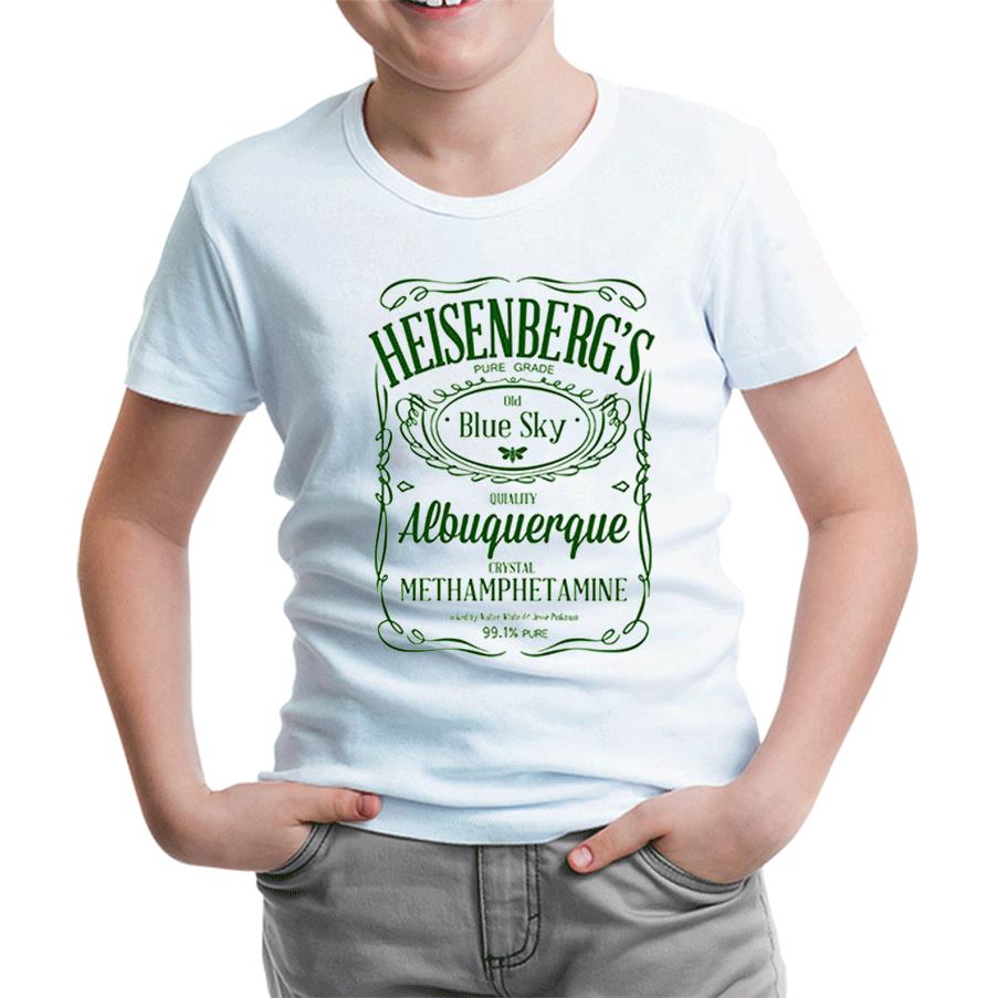 Breaking Bad - Heisenberg's Beyaz Çocuk Tshirt