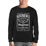 Breaking Bad - Heisenberg's Black Kids Sweatshirt