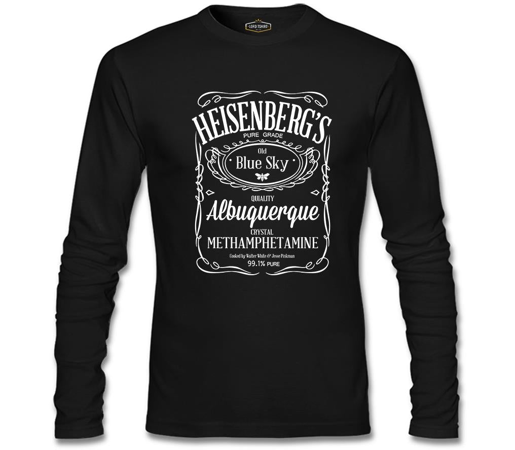 Breaking Bad - Heisenberg's Siyah Erkek Sweatshirt