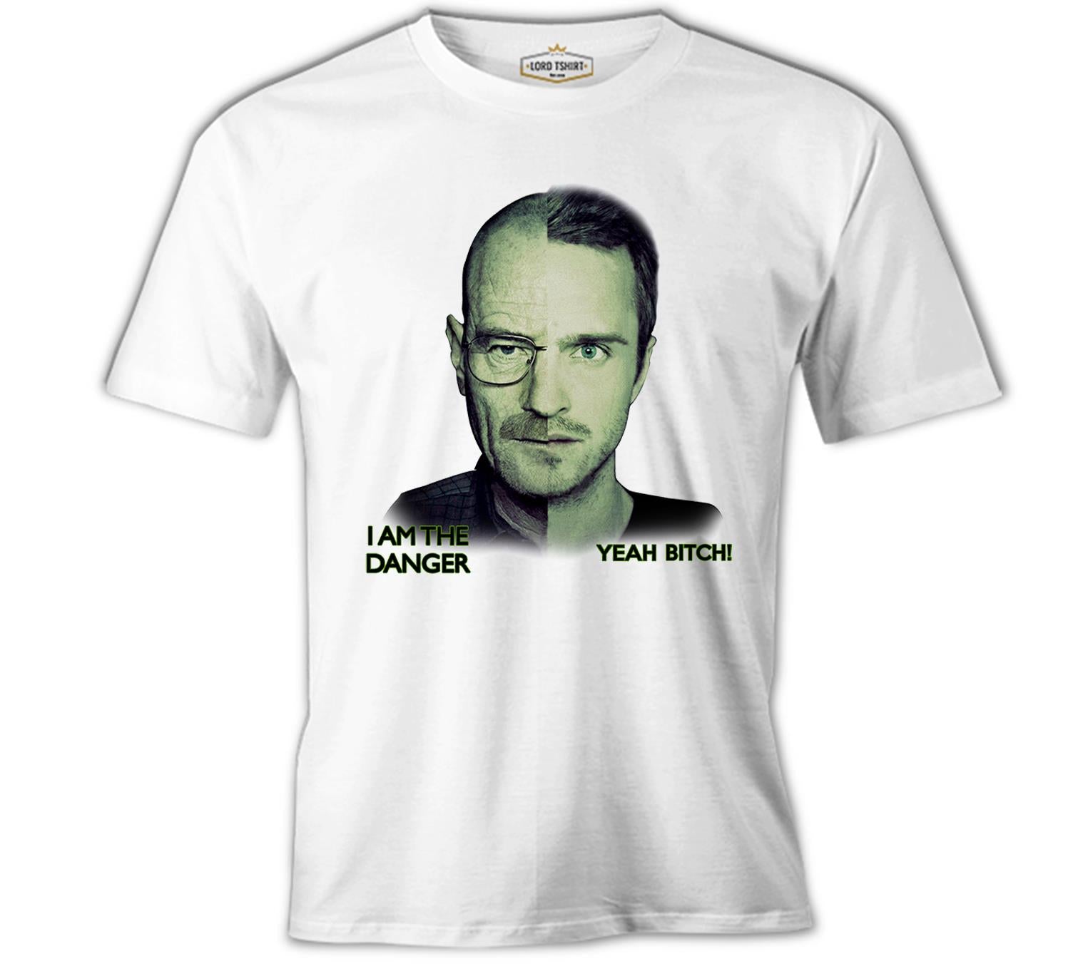 Breaking Bad - I am The Danger White Men's Tshirt 