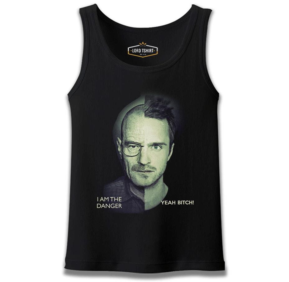 Breaking Bad - I am The Danger Siyah Erkek Atlet