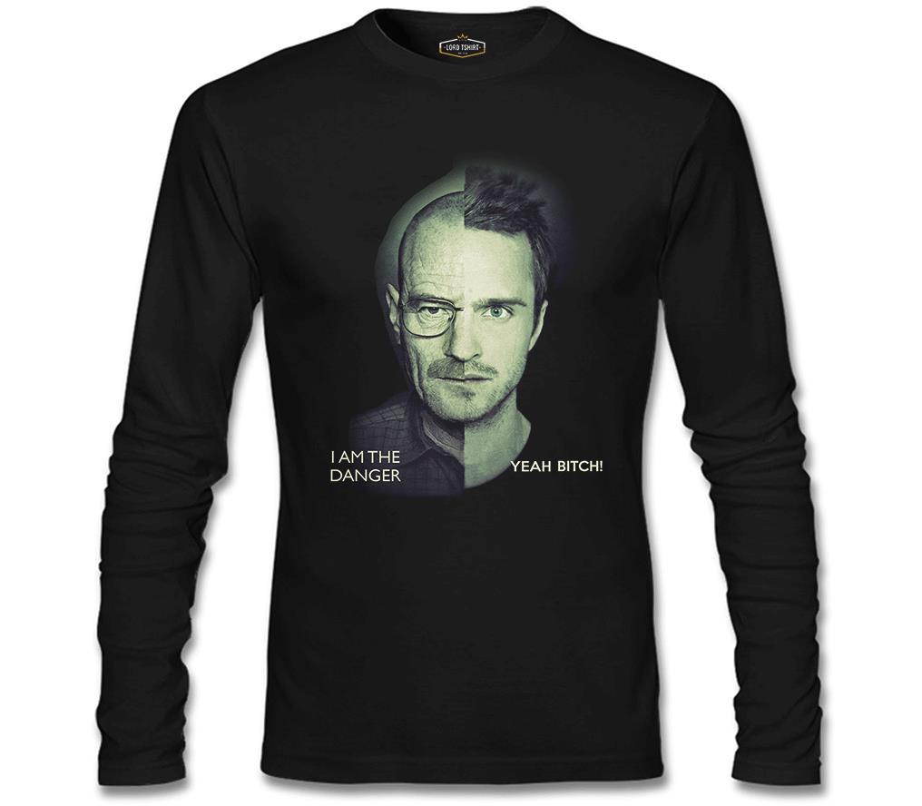 Breaking Bad - I am The Danger Siyah Erkek Sweatshirt