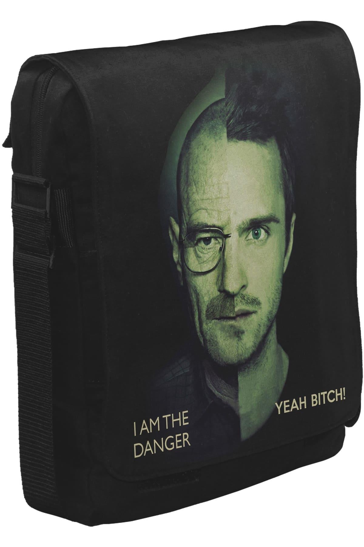 Breaking Bad - I am The Danger Unisex Siyah Postacı Çanta