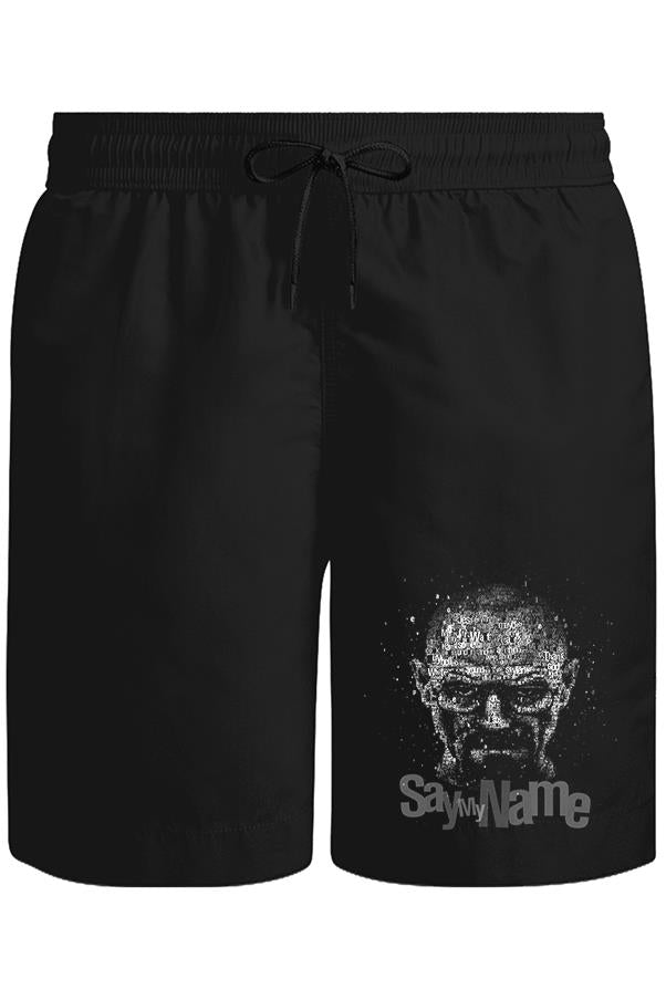 Breaking Bad - Say My Name Unisex Siyah Şort