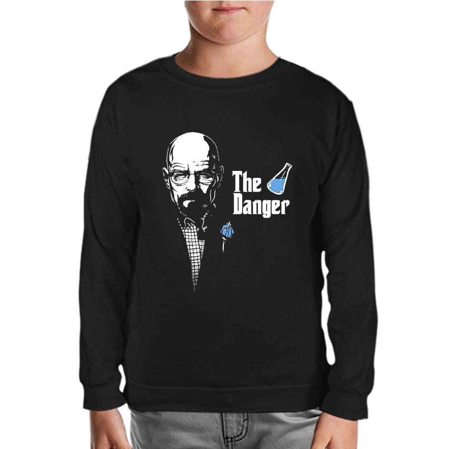 Breaking Bad - The Blue Danger Black Kids Sweatshirt