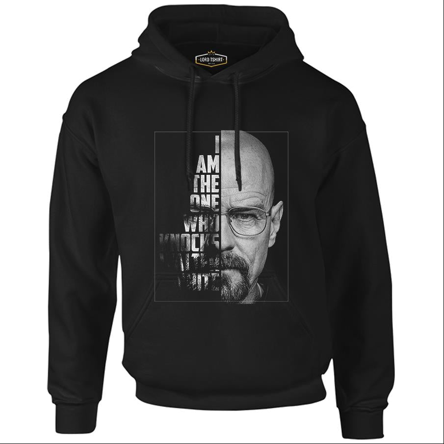 Breaking Bad - Who Knocks Walter White Siyah Erkek Fermuarsız Kapşonlu