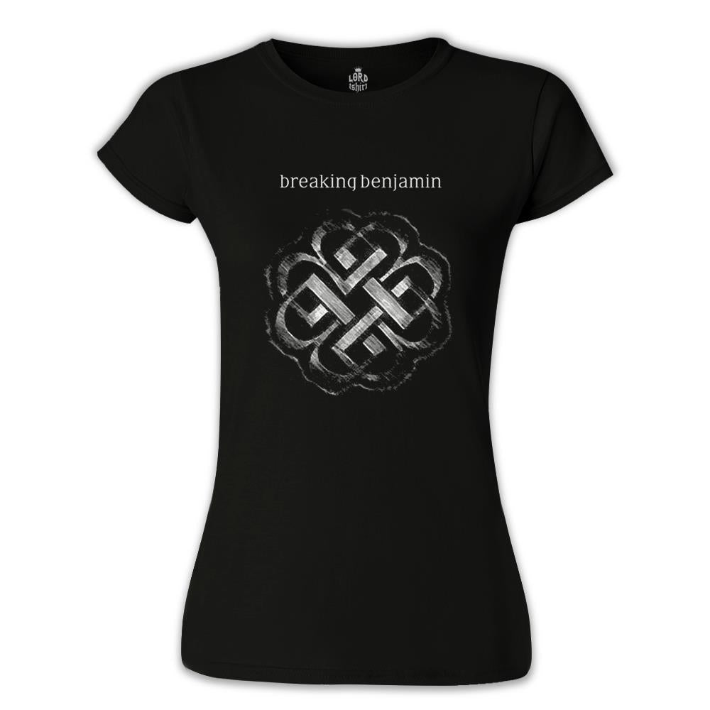 Breaking Benjamin - Logo Siyah Kadın Tshirt