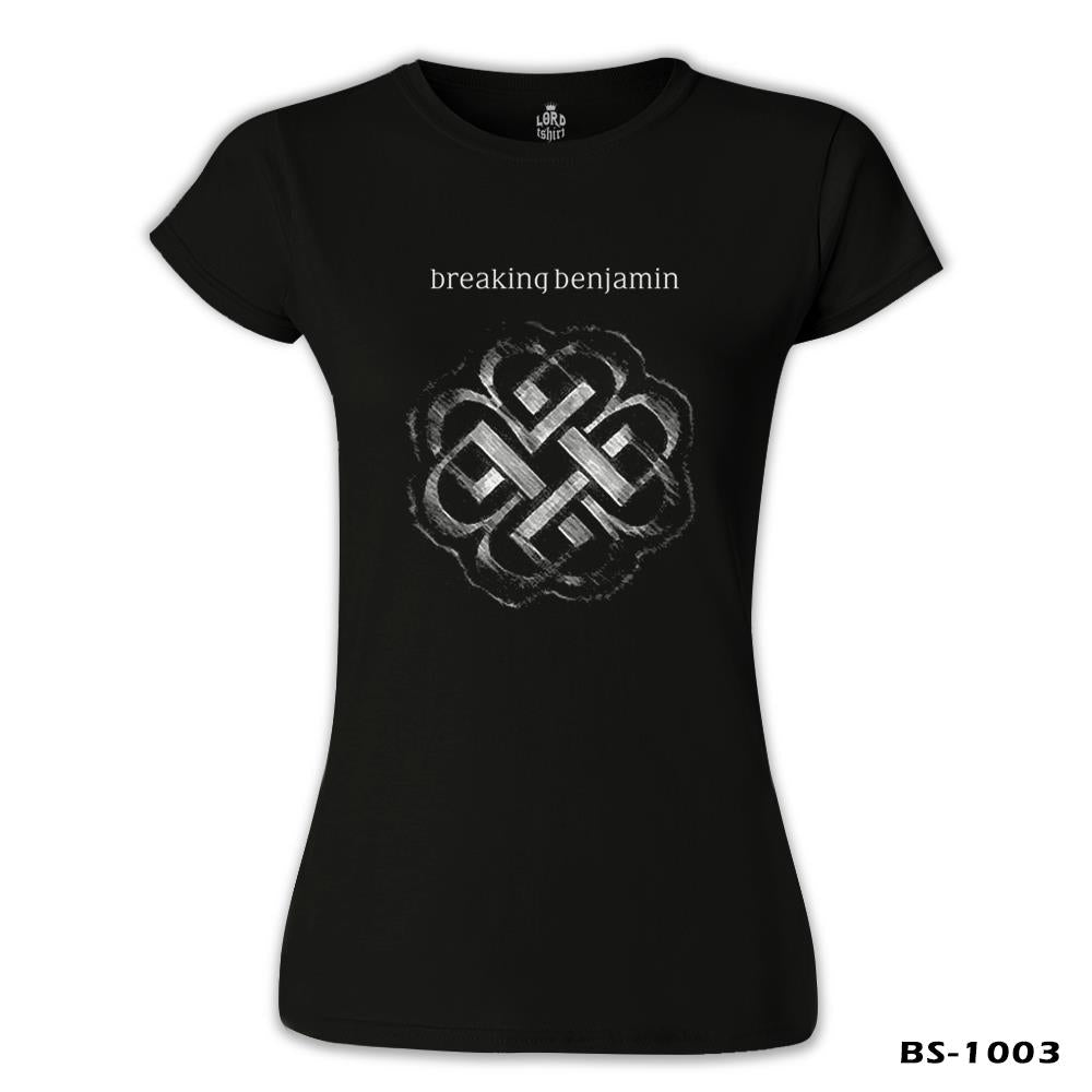 Breaking Benjamin - Logo Siyah Kadın Tshirt