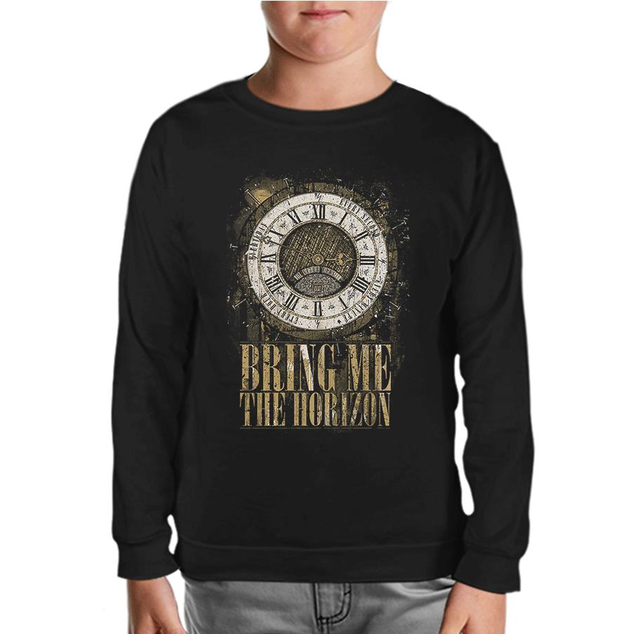 Bring me the Horizon - Clock Black Kids Sweatshirt