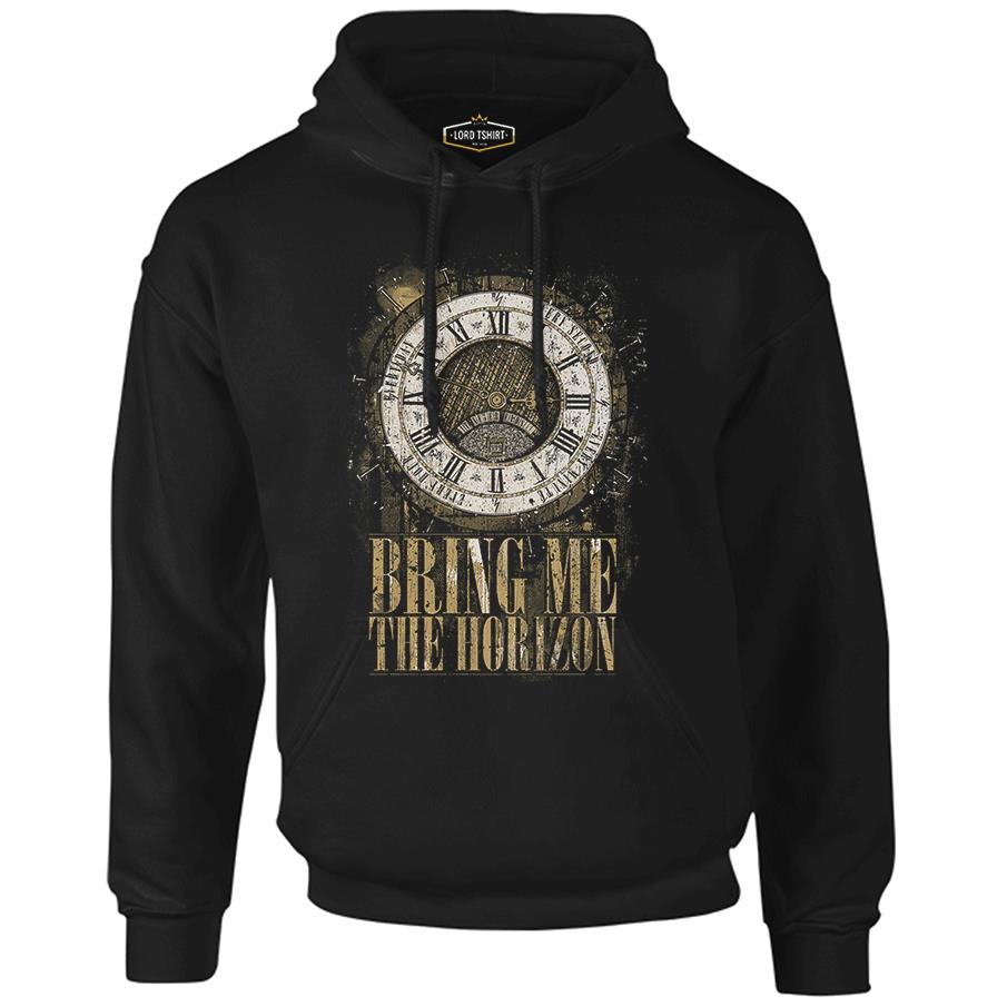Bring me the Horizon - Clock Siyah Erkek Fermuarsız Kapşonlu