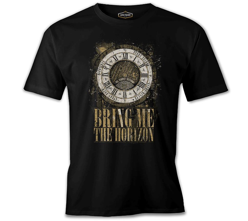 Bring me the Horizon - Clock Siyah Erkek Tshirt
