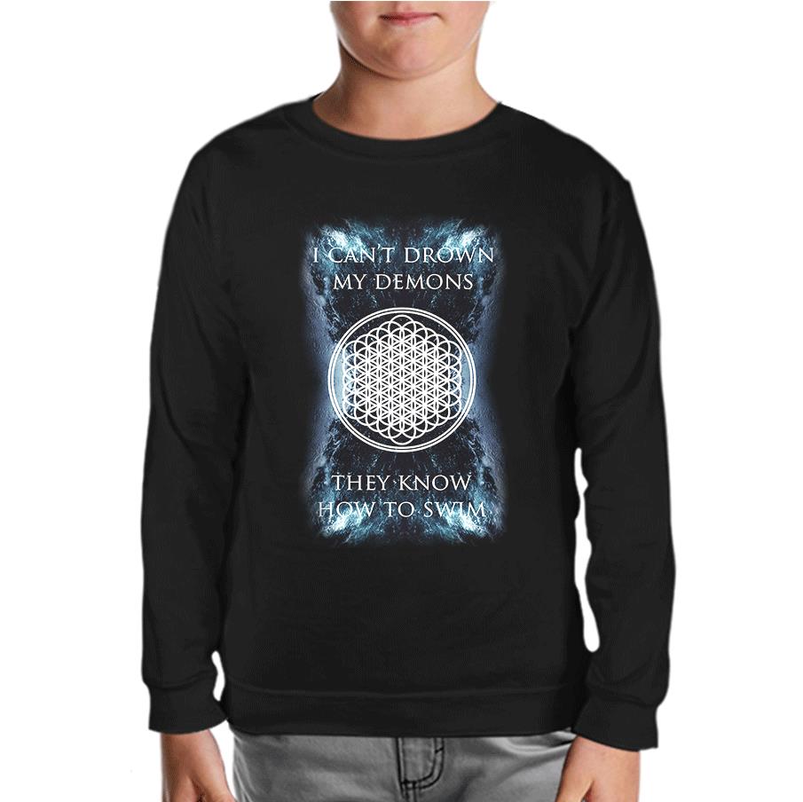 Bring me the Horizon - My Demons Siyah Çocuk Sweatshirt