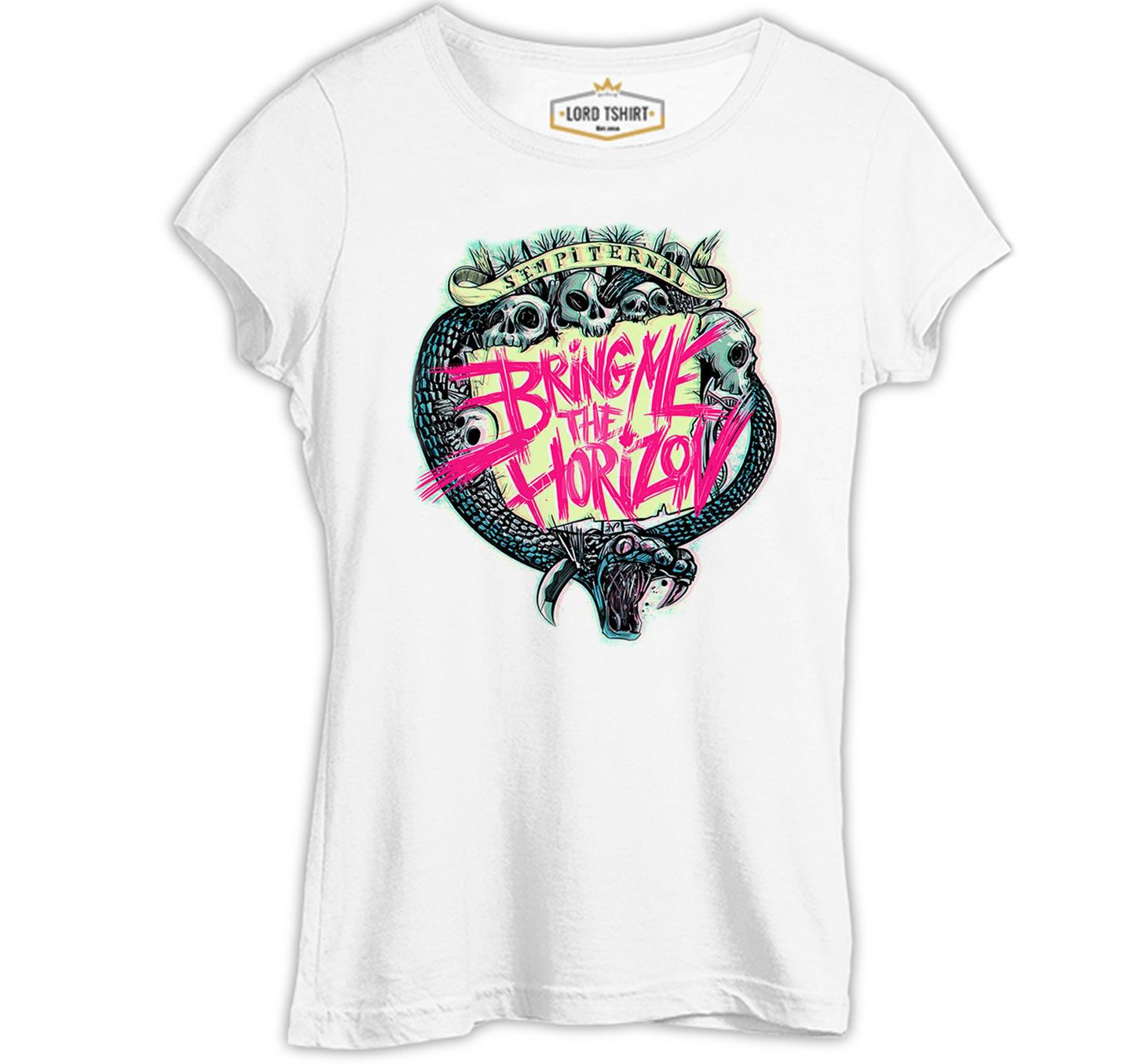Bring Me the Horizon - Sempiternal Beyaz Kadın Tshirt
