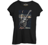 Bryan Adams - Gitar İstanbul Siyah Bayan Tshirt