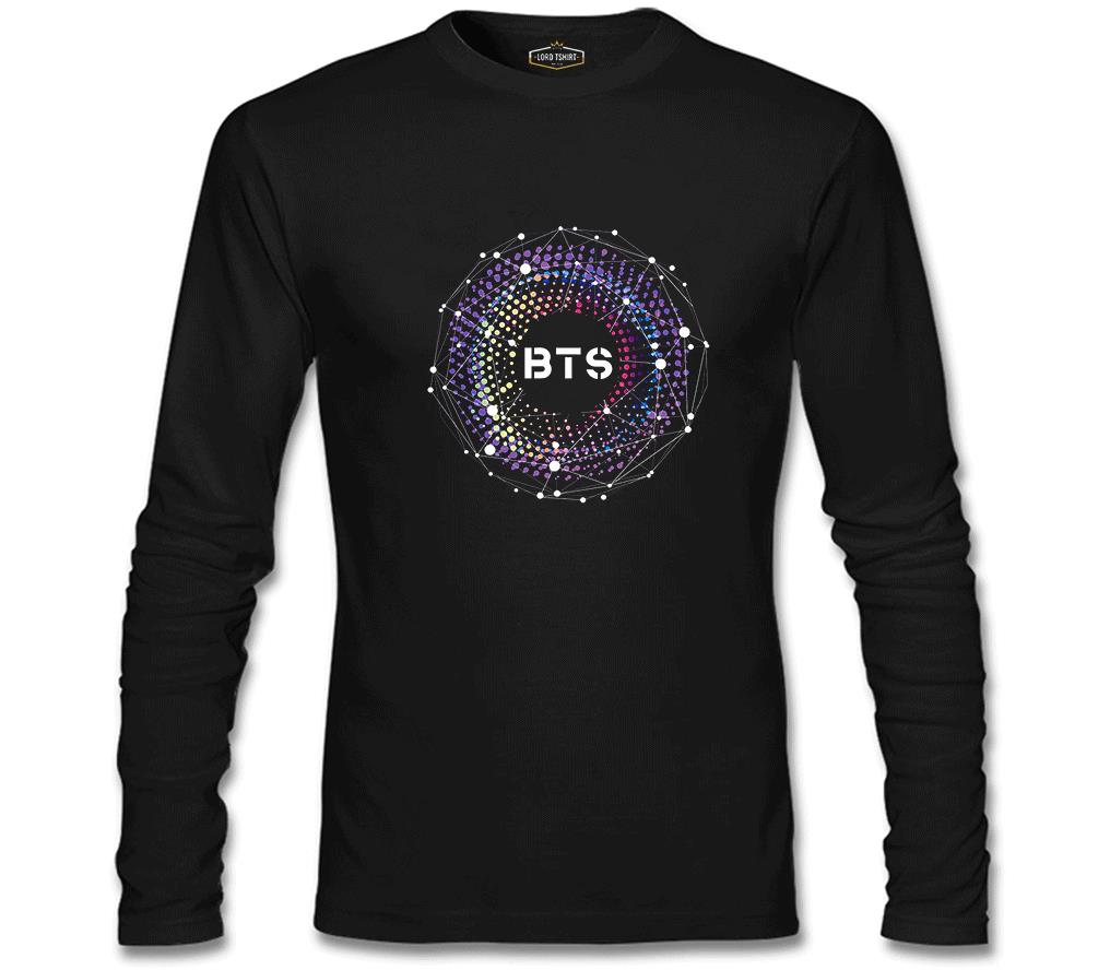 BTS -  4th Siyah Erkek Sweatshirt