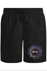BTS - 4th Unisex Siyah Şort