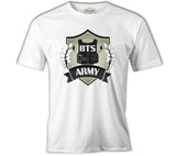 BTS - Army Arma Beyaz Erkek Tshirt