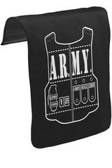 BTS - Army Unisex Siyah Tak-Çıkar Postacı Çanta Kapağı CK-1126
