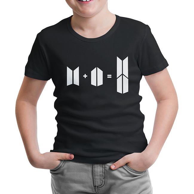 BTS - Bts + Army Black Kids Tshirt