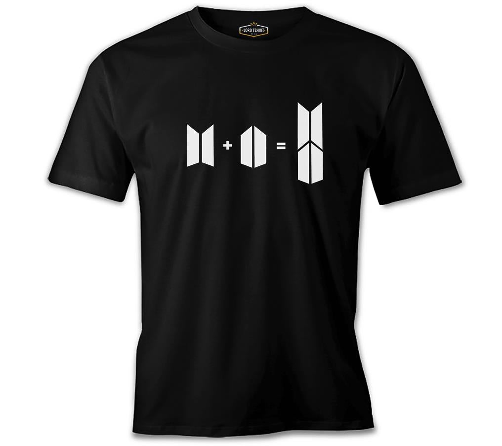 BTS -  Bts + Army Siyah Erkek Tshirt