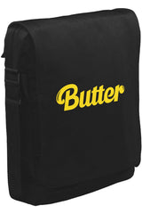 BTS - Butter Unisex Siyah Postacı Çanta