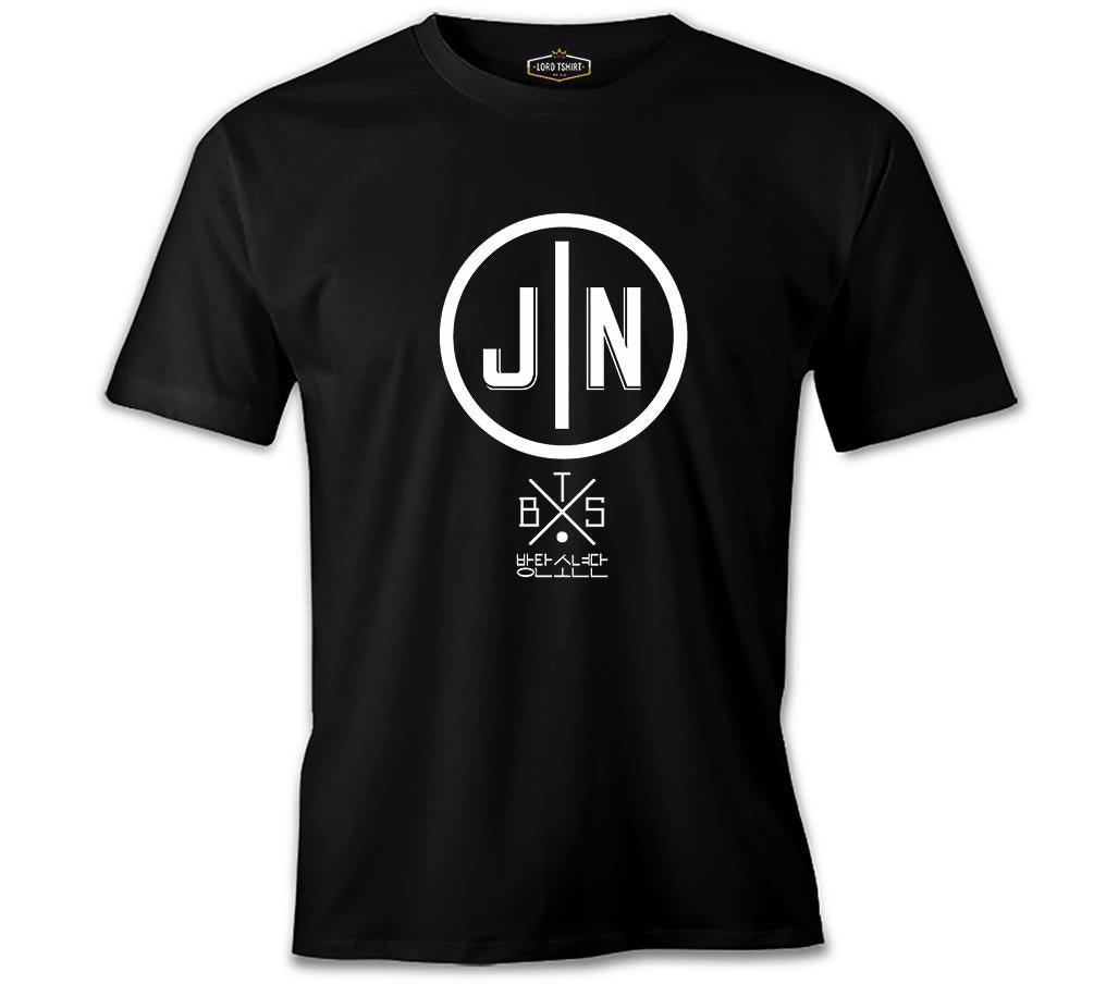 BTS -  Jin Siyah Erkek Tshirt