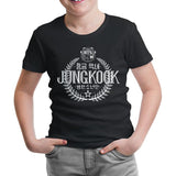 BTS - Jungkook Black Kids Tshirt