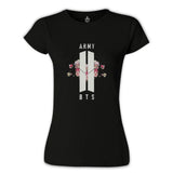 BTS - Logo Hit Black Women's Tshirt