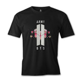 BTS - Logo Hit Black Men's Tshirt