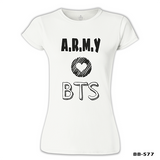 BTS - Love Army White Women's Tshirt