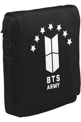 BTS -  Stars Unisex Siyah Postacı Çanta