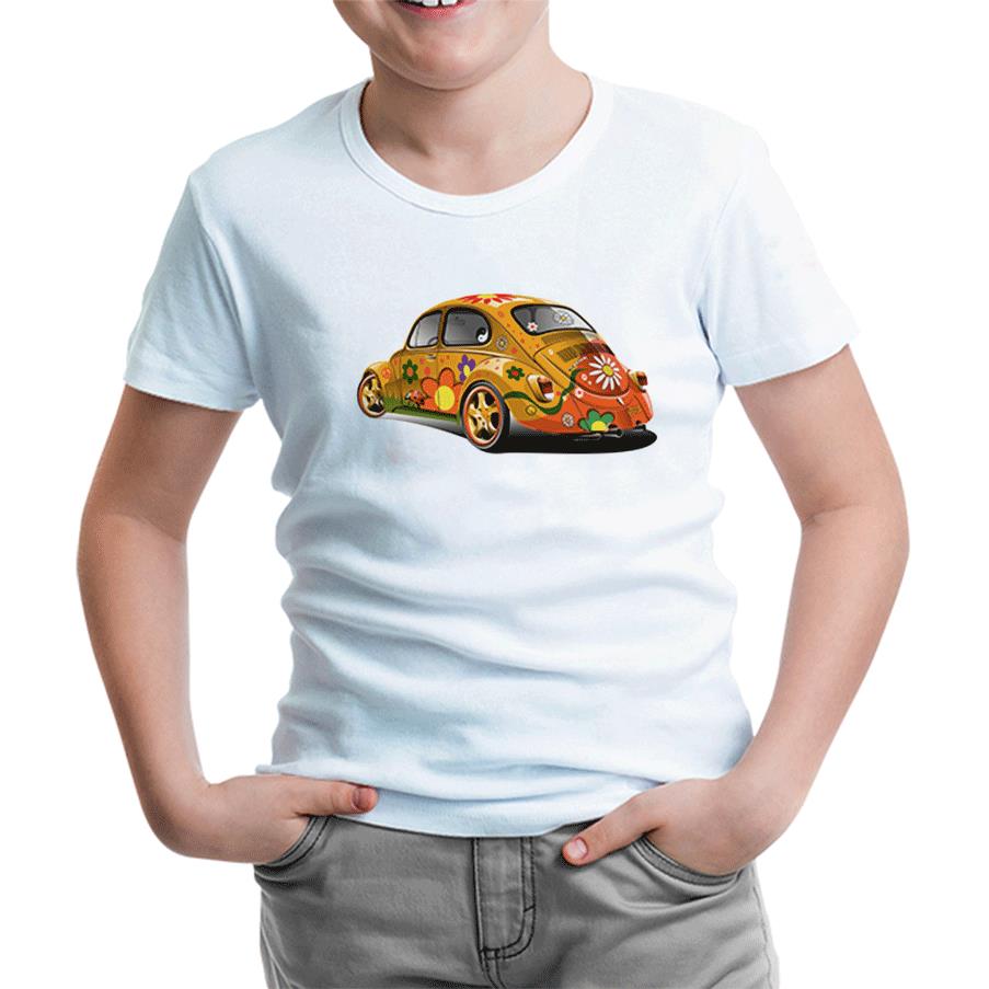 Bugs in Color Beyaz Çocuk Tshirt