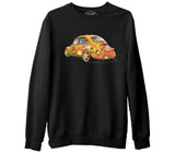 Bugs in Color  Siyah Erkek Kalın Sweatshirt