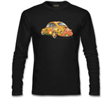 Bugs in Color Siyah Erkek Sweatshirt