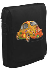 Bugs in Color Unisex Siyah Postacı Çanta