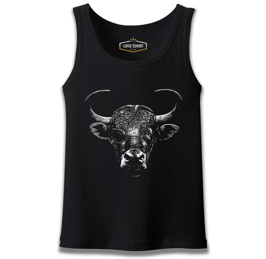 Bull with an Eye Patch Siyah Erkek Atlet