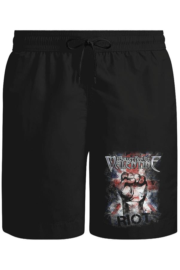 Bullet for my Valentine - Riot Unisex Siyah Şort