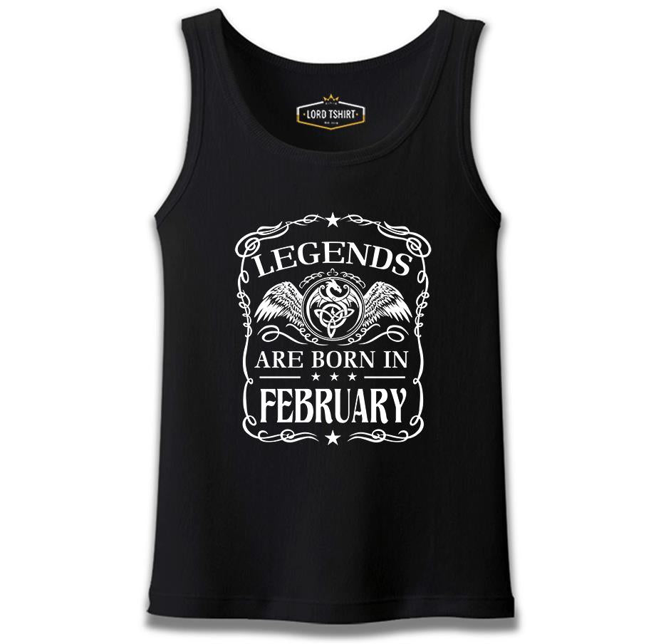 Burç - Born in February Crown Siyah Erkek Atlet